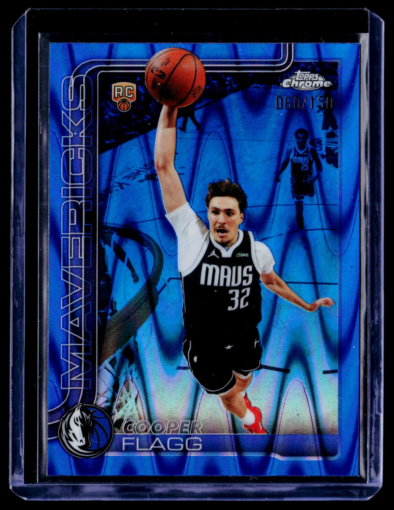 2026 Topps Chrome Update #151 Cooper Flagg Blue Wave Refractor #/150