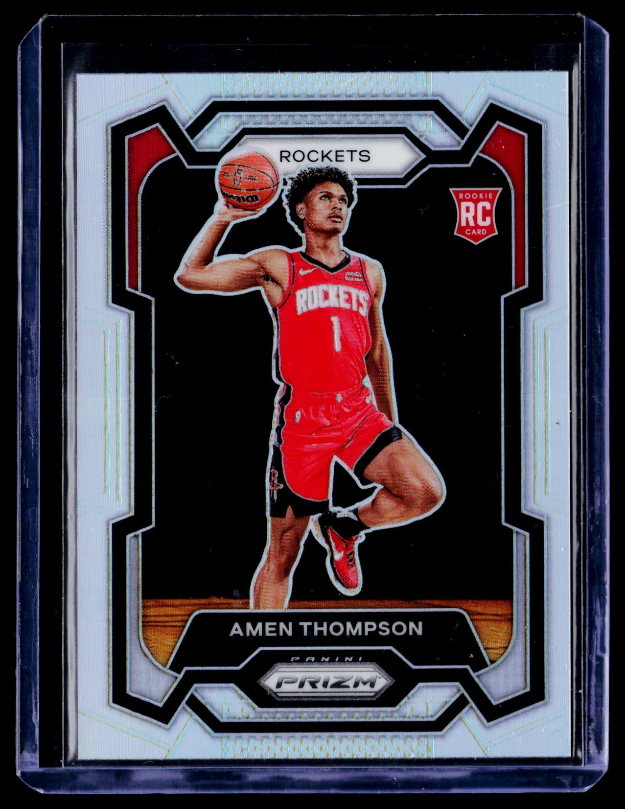 2023-24 Panini Prizm #150 Amen Thompson Silver Prizm