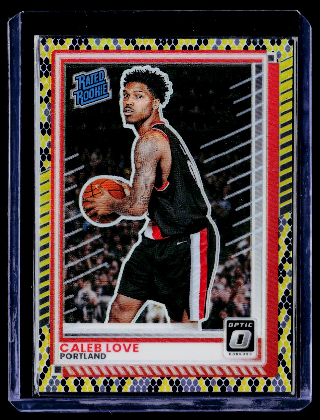 2025-26 Donruss #97 Caleb Love Optic Dragon