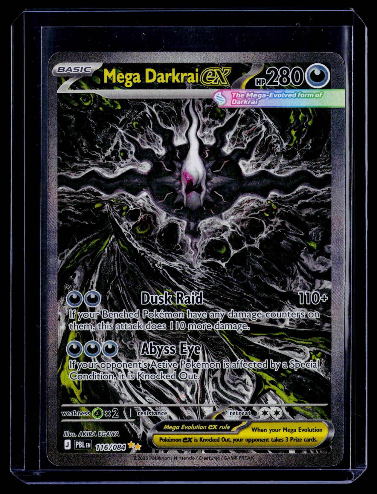 ME05: Pitch Black #116/084 Mega Darkrai ex