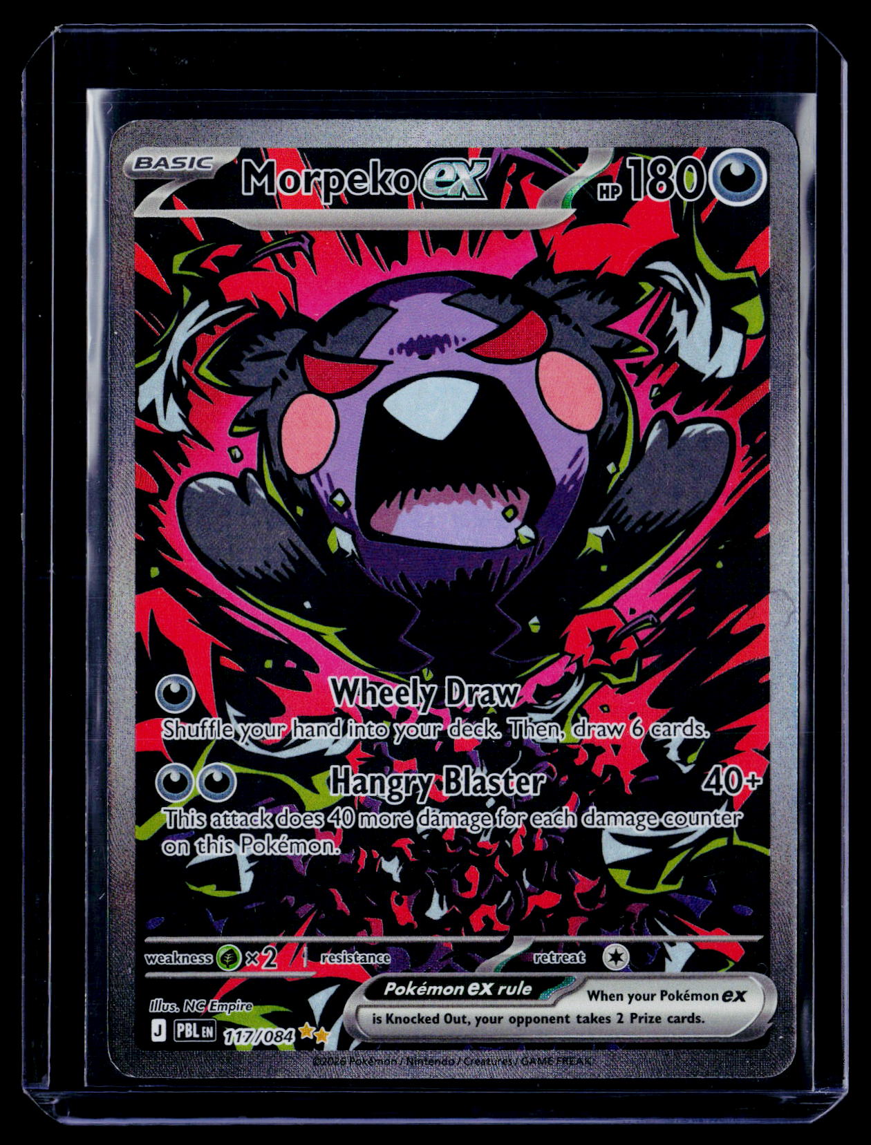 ME05: Pitch Black #117/084 Morpeko ex