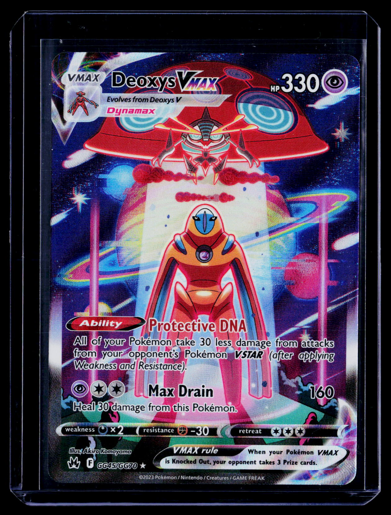 SWSH: Crown Zenith: Galarian Gallery #GG45/GG70 Deoxys VMAX