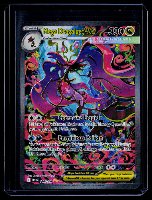 ME04: Chaos Rising #118/086 Mega Dragalge ex