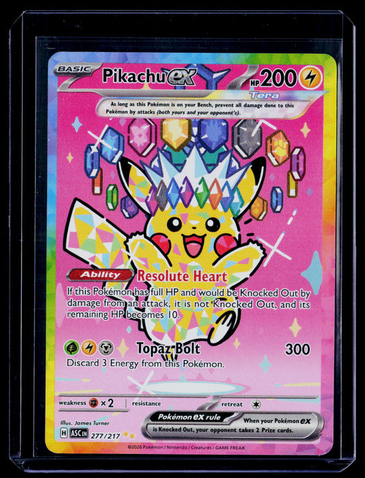 ME: Ascended Heroes #277/217 Pikachu ex
