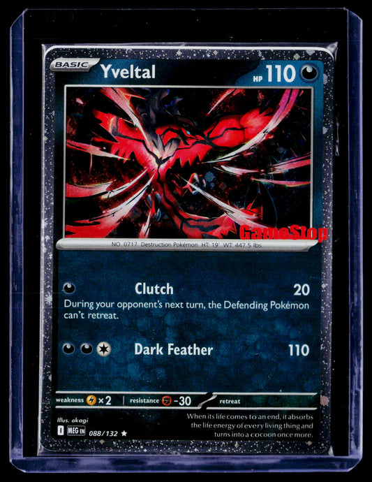 Miscellaneous Cards & Products #088/132 Yveltal (Game Stop)