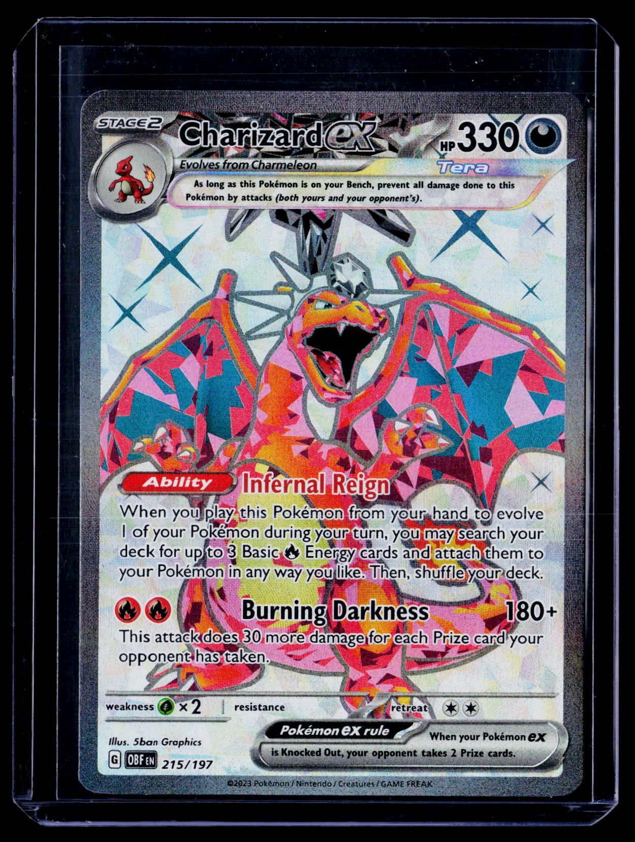 SV03: Obsidian Flames #215/197 Charizard ex