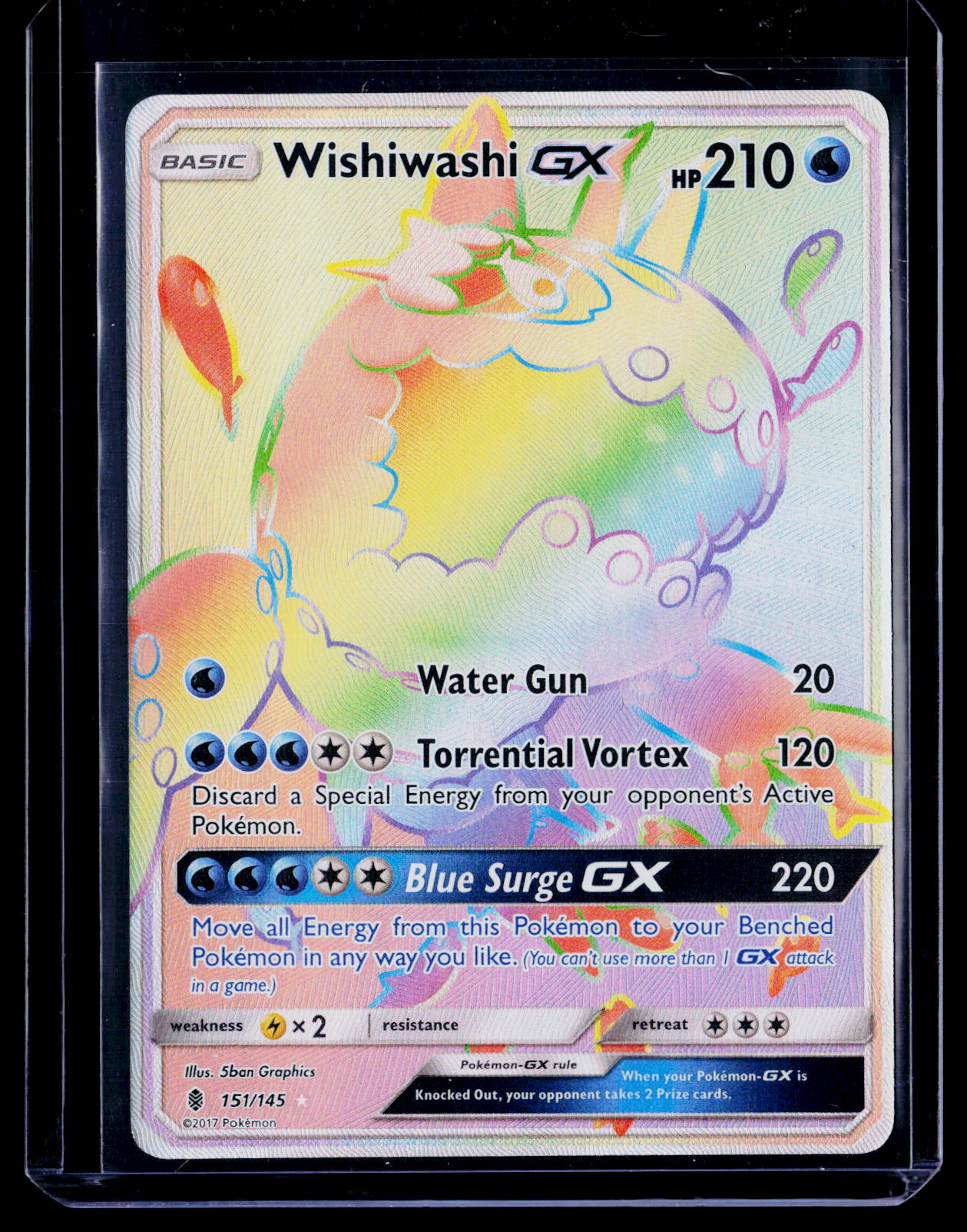 SM - Guardians Rising #151/145 Wishiwashi GX (Secret)