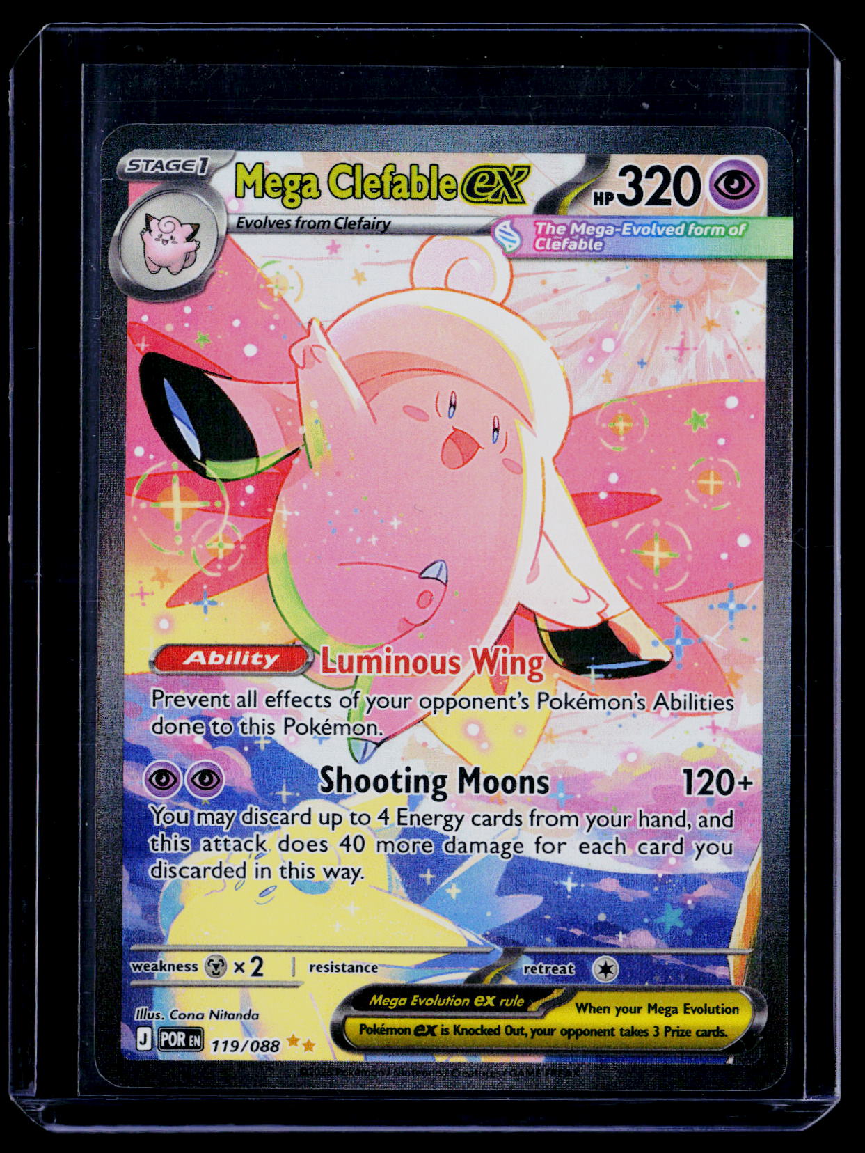 ME03: Perfect Order #119/088 Mega Clefable ex
