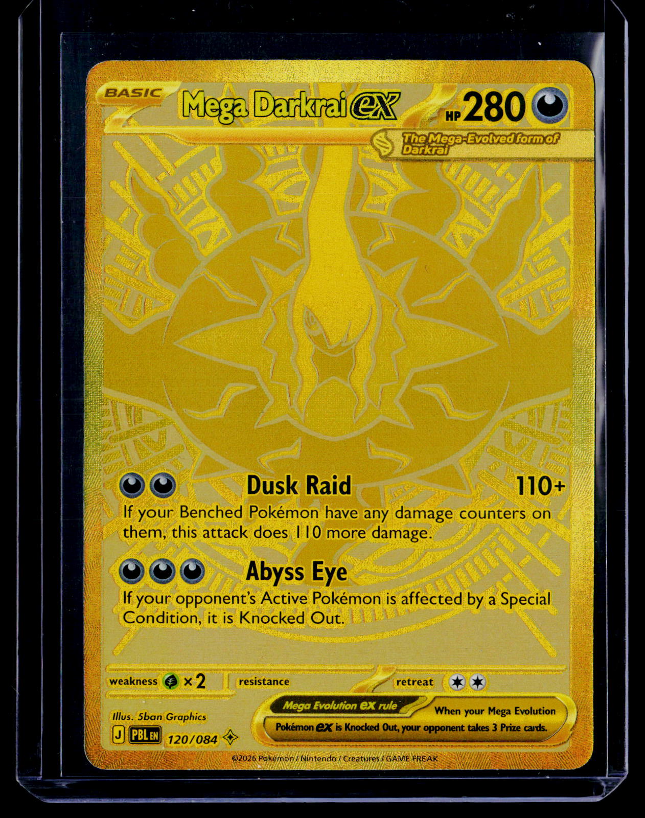 ME05: Pitch Black #120/084 Mega Darkrai ex
