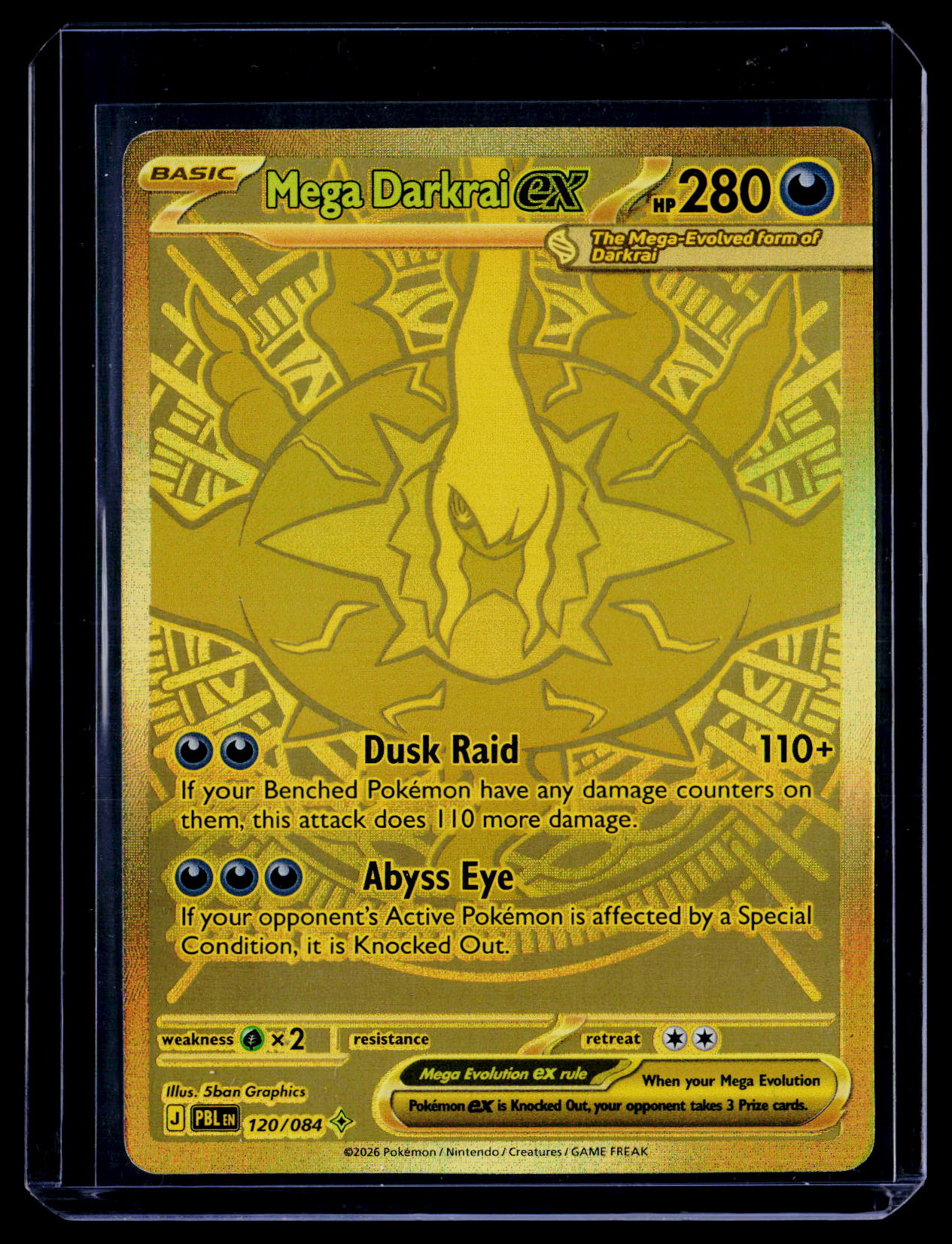ME05: Pitch Black #120/084 Mega Darkrai ex
