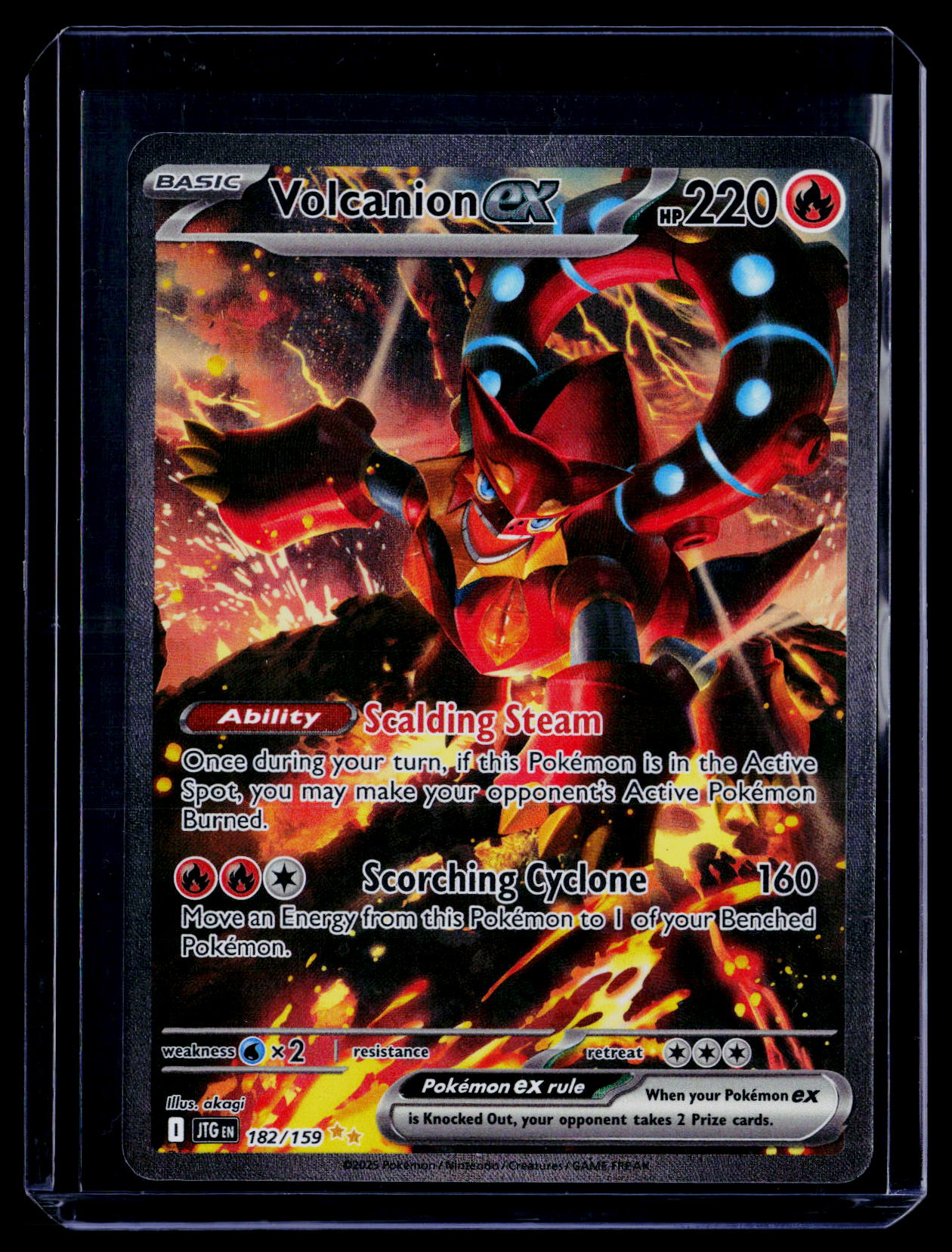 SV09: Journey Together #182/159 Volcanion ex