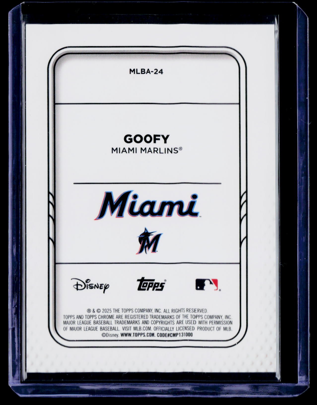 2025 Topps Chrome Update #MLBA-24 Goofy Mickey & Friends