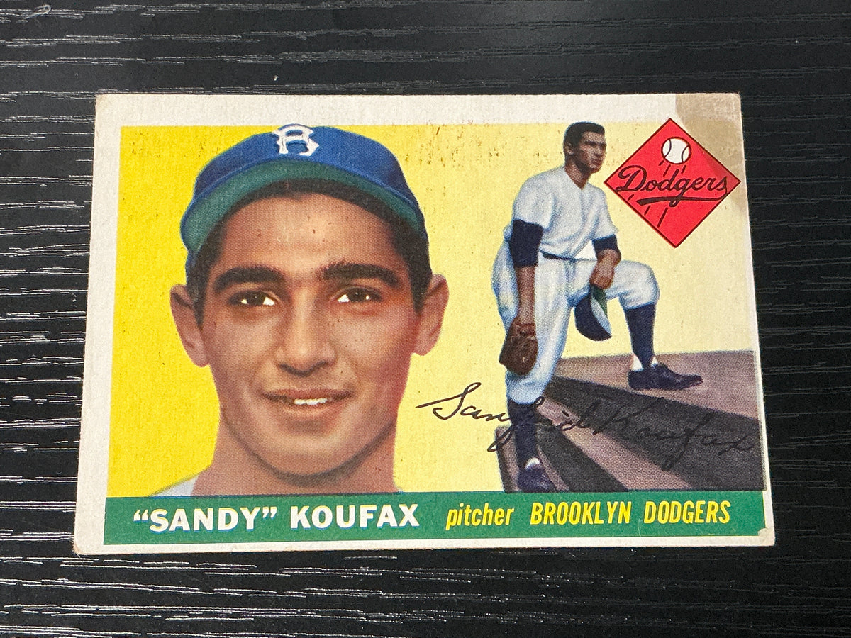 1955 Topps #123 Sandy Koufax Rookie Card