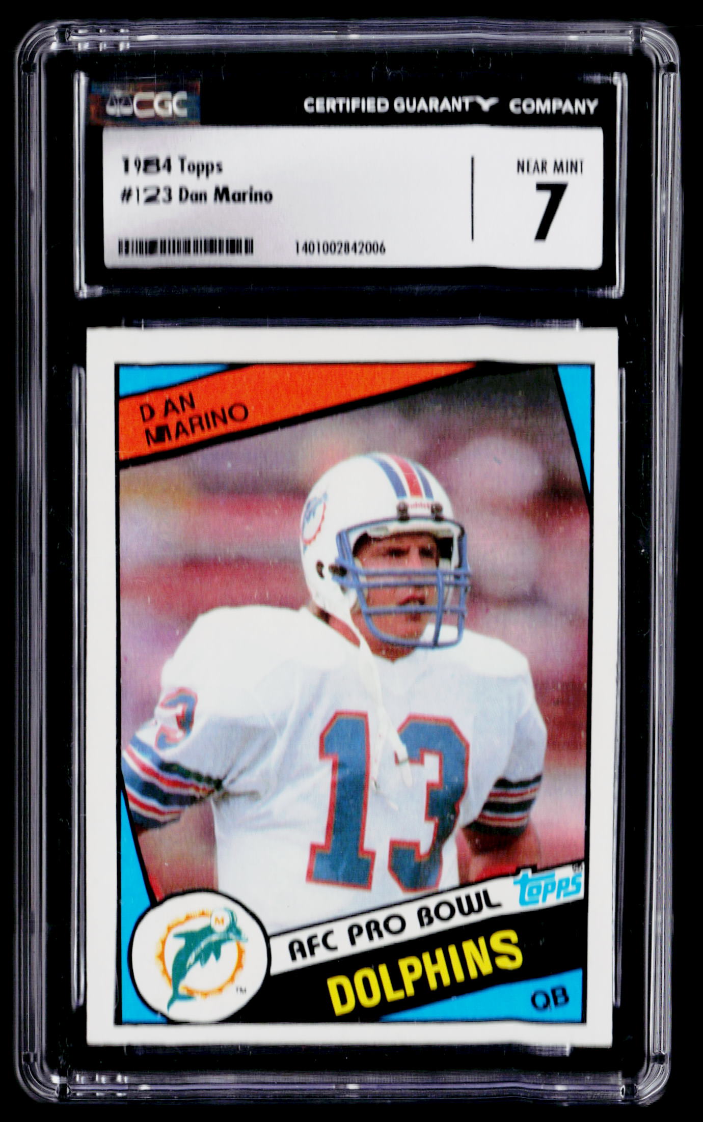 1984 Topps #123 Dan Marino CGC 7