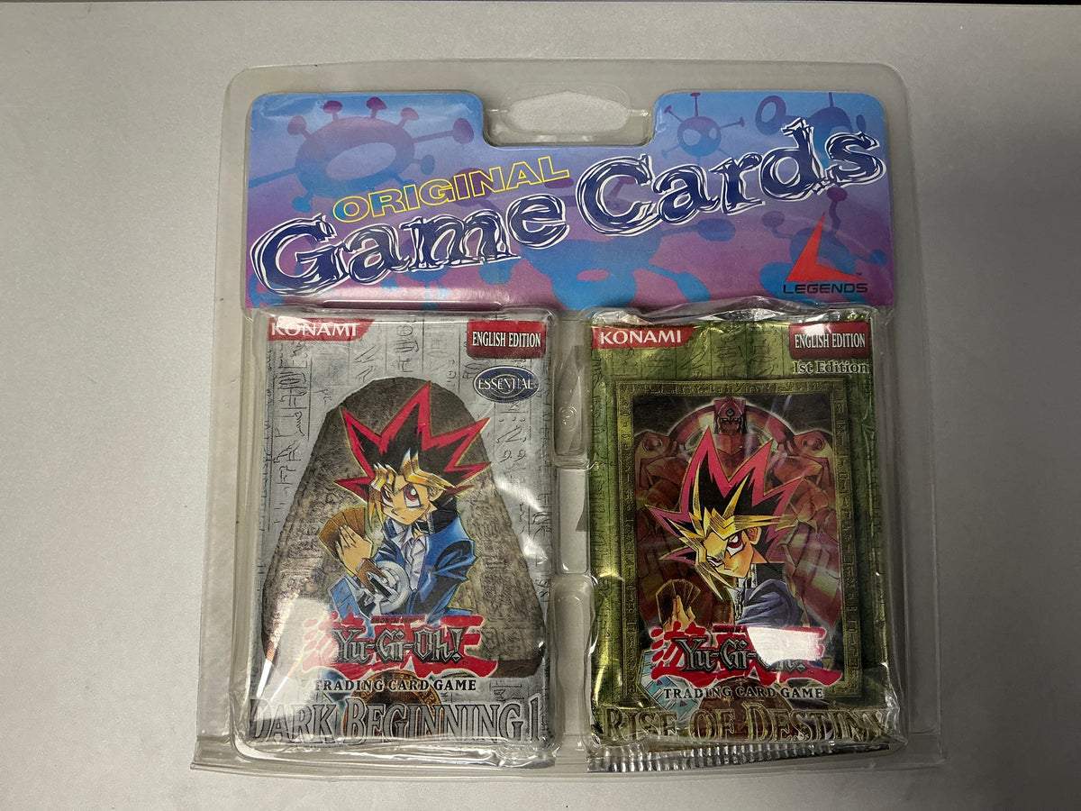 YuGiOh - Dark Beginning 1 / Rise of Destiny 1st Ed. Sealed 2-Pack Blister