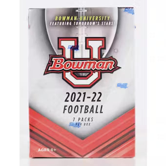 2022 Bowman University Football 7-Pack Blaster Box