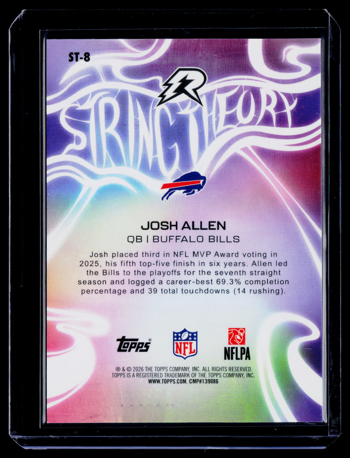 2025 Topps Resurgence #ST-8 Josh Allen String Theory