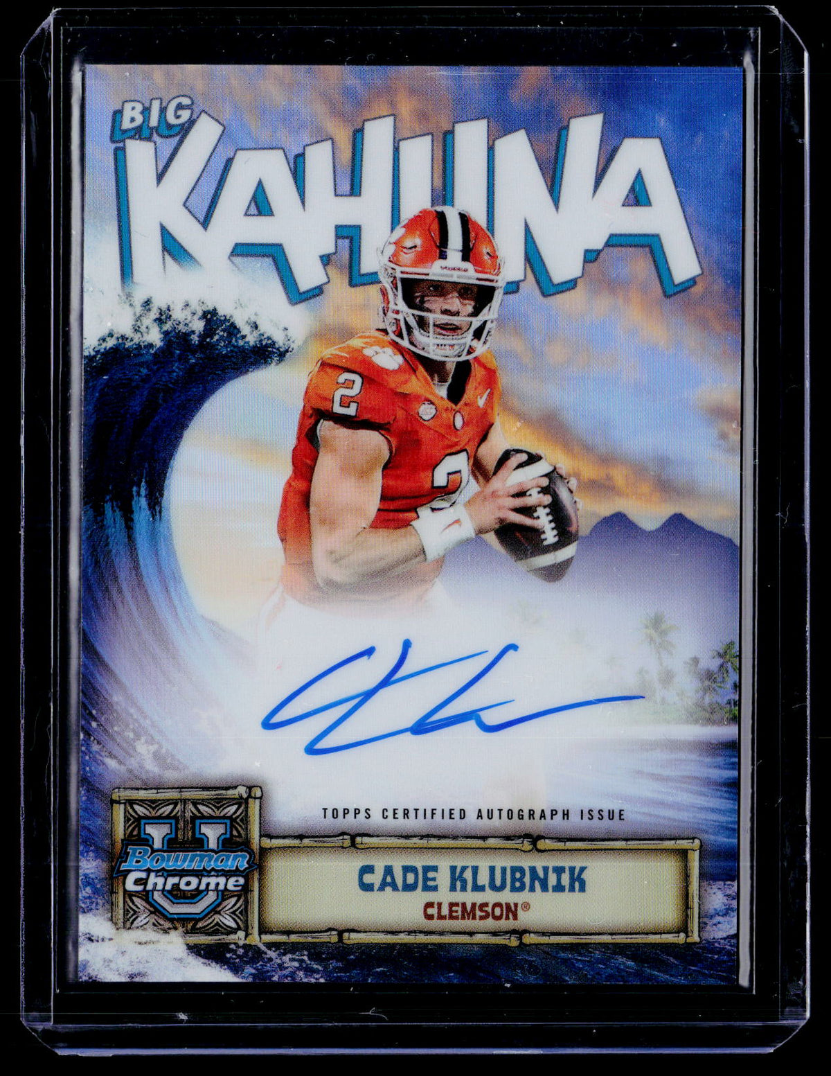 2024 Bowman University Chrome #BK-CK Cade Klubnik Big Kahuna Auto