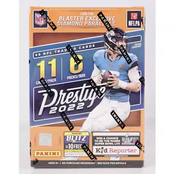 2022 Panini Prestige Football 6-Pack Blaster Box