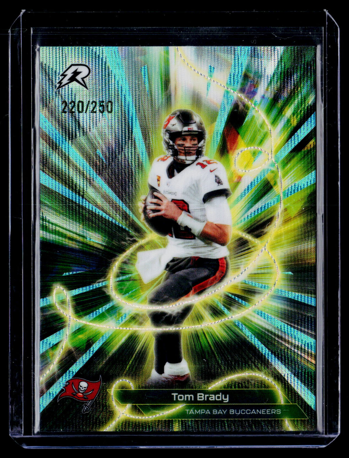 2025 Topps Resurgence #C-23 Tom Brady Conductors Aqua Surge Refractor #/250