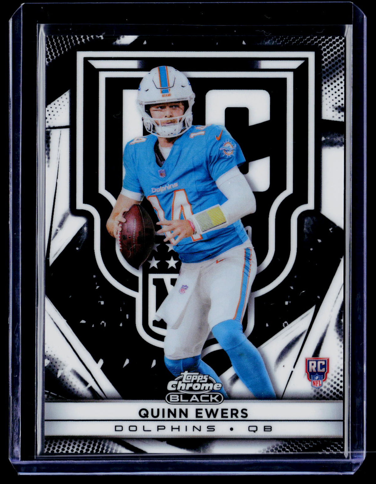 2025 Topps Chrome Black #RV-18 Quinn Ewers Rookie Variations