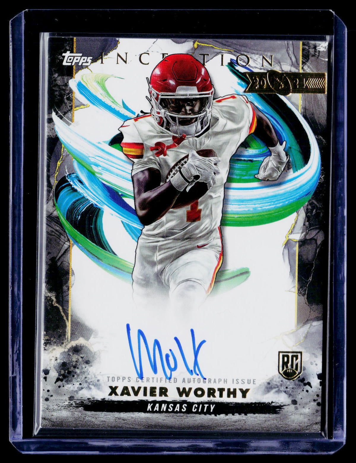 2024 Topps Inception #RA-XW Xavier Worthy Rookie Auto