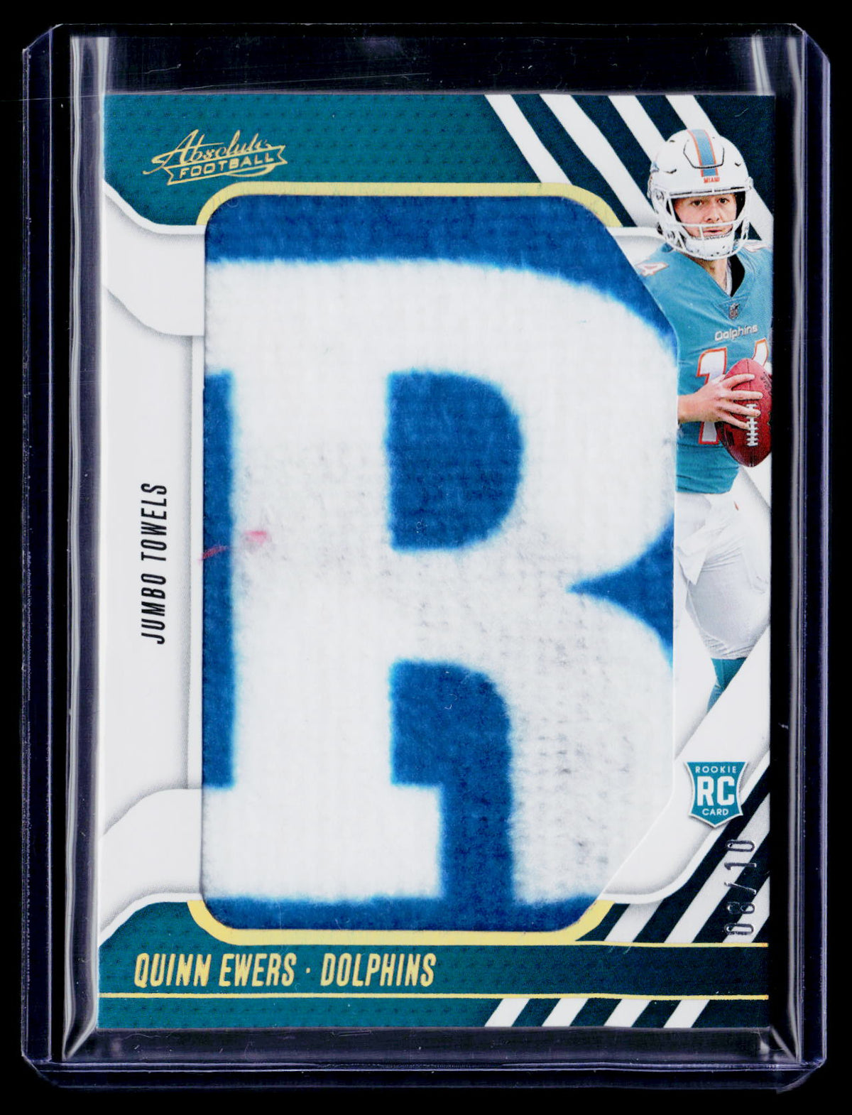 2025 Panini Absolute #JJN-QES Quinn Ewers Jumbo Towels #/10