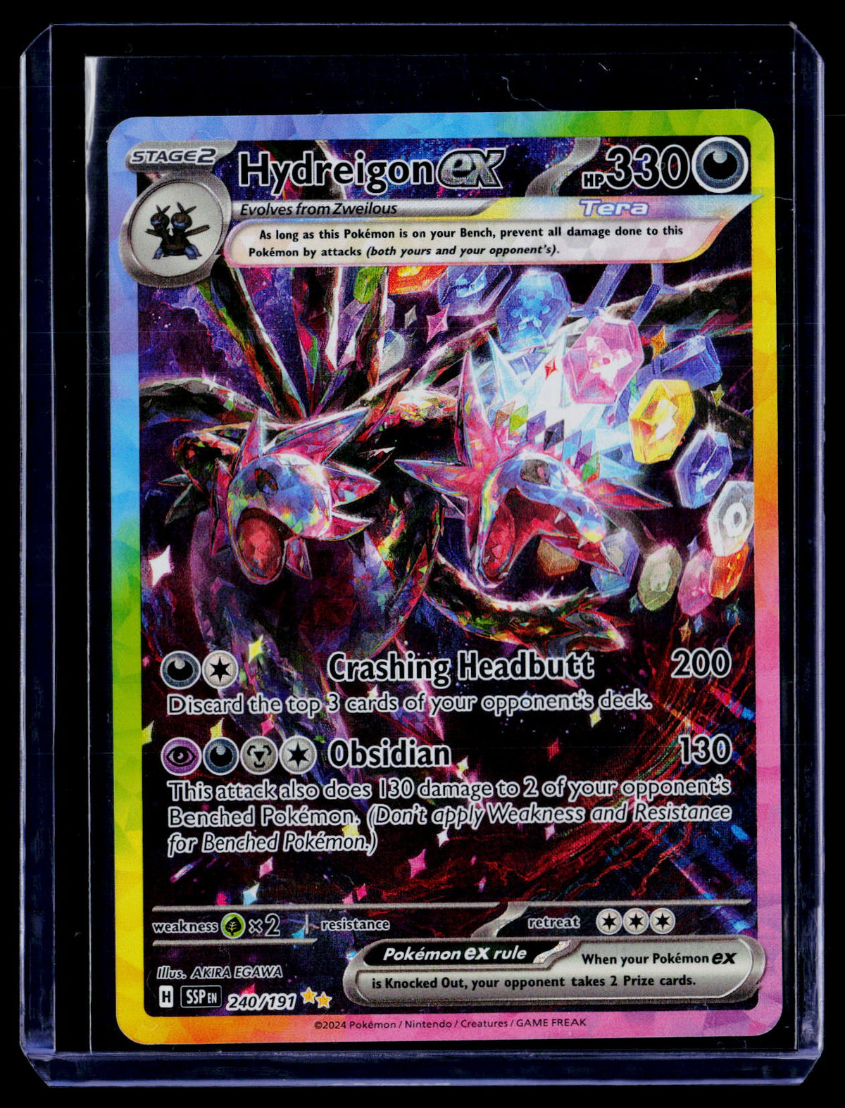 SV08: Surging Sparks #240/191 Hydreigon ex