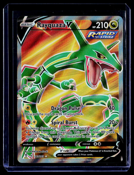 SWSH07: Evolving Skies #193/203 Rayquaza V (Full Art)
