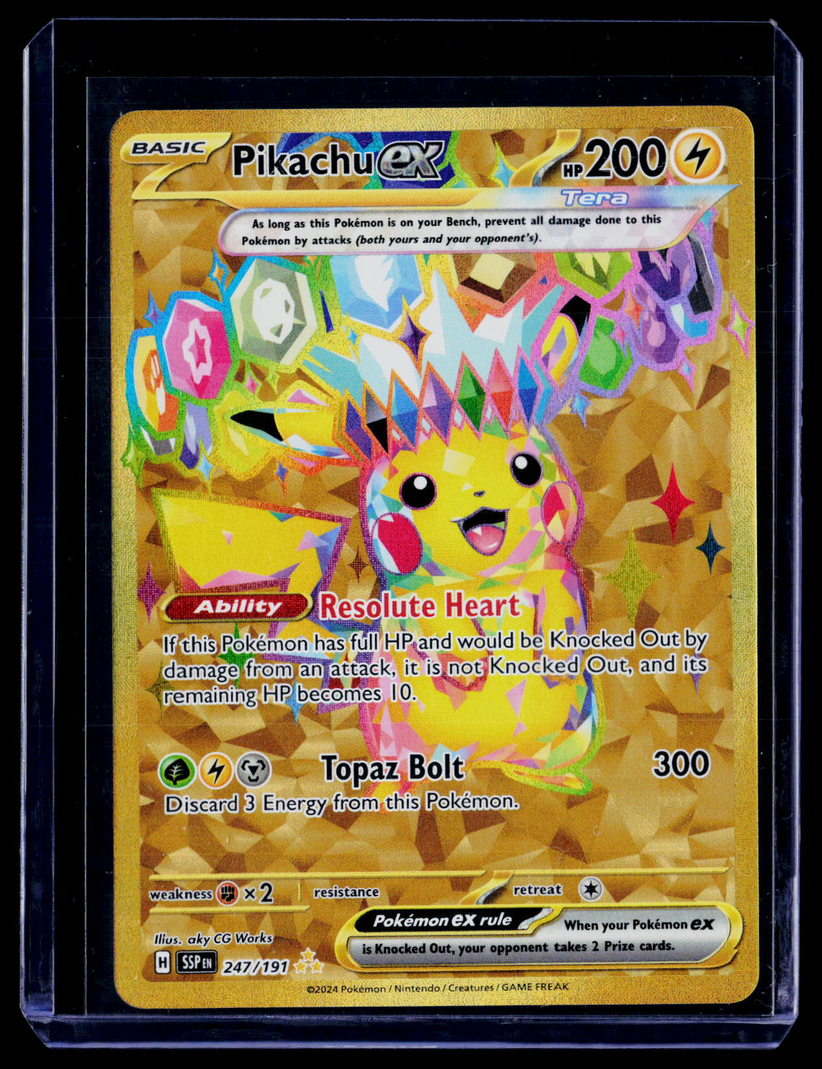 SV08: Surging Sparks #247/191 Pikachu ex