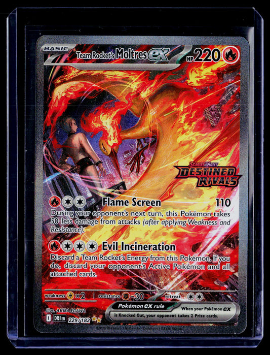 SV10: Destined Rivals #229/182 Team Rocket's Moltres ex