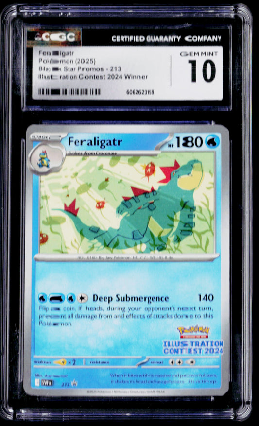 SV: Scarlet & Violet Promo Cards #213 Feraligatr CGC 10