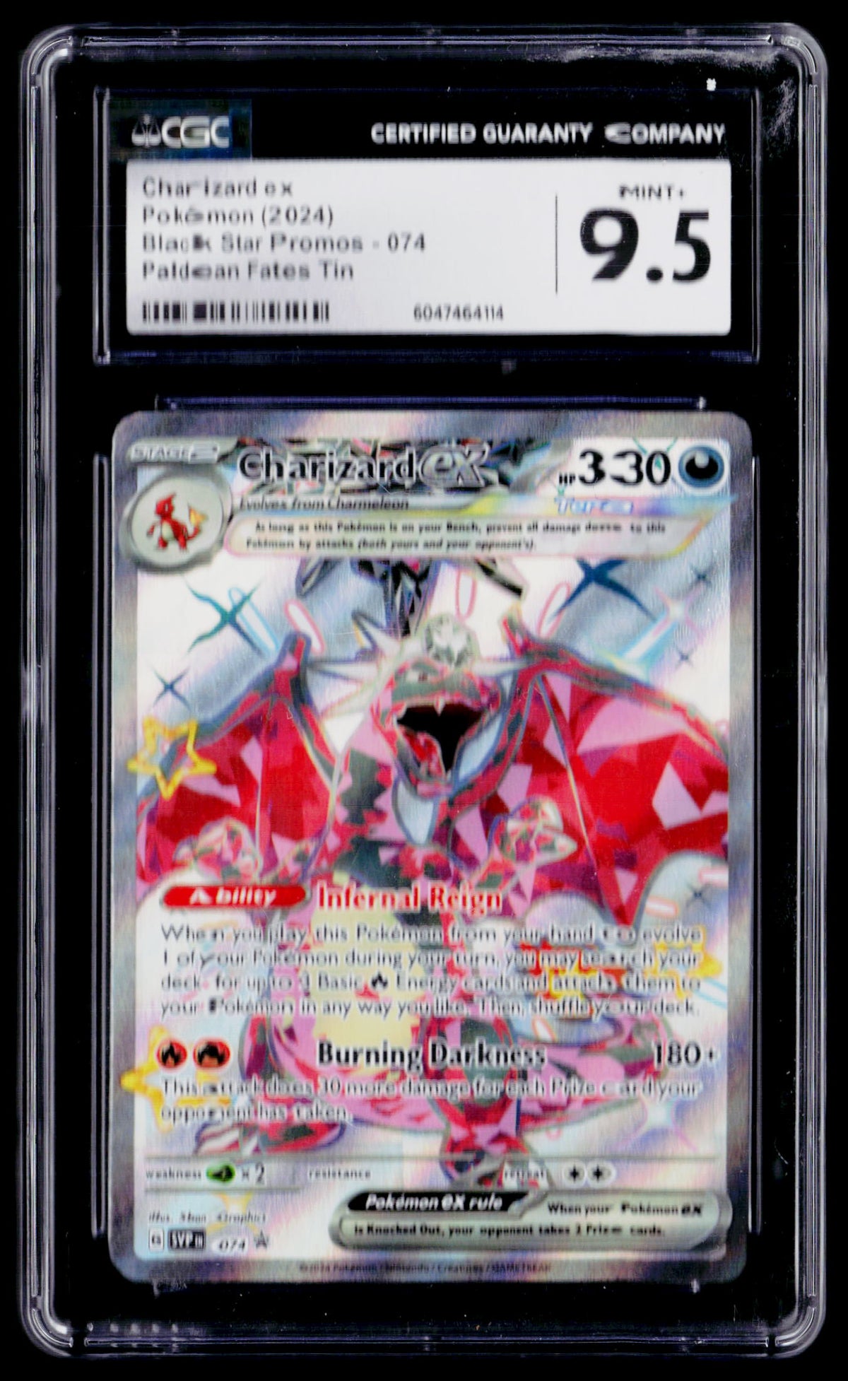 SV: Scarlet & Violet Promo Cards #074 Charizard ex CGC 10