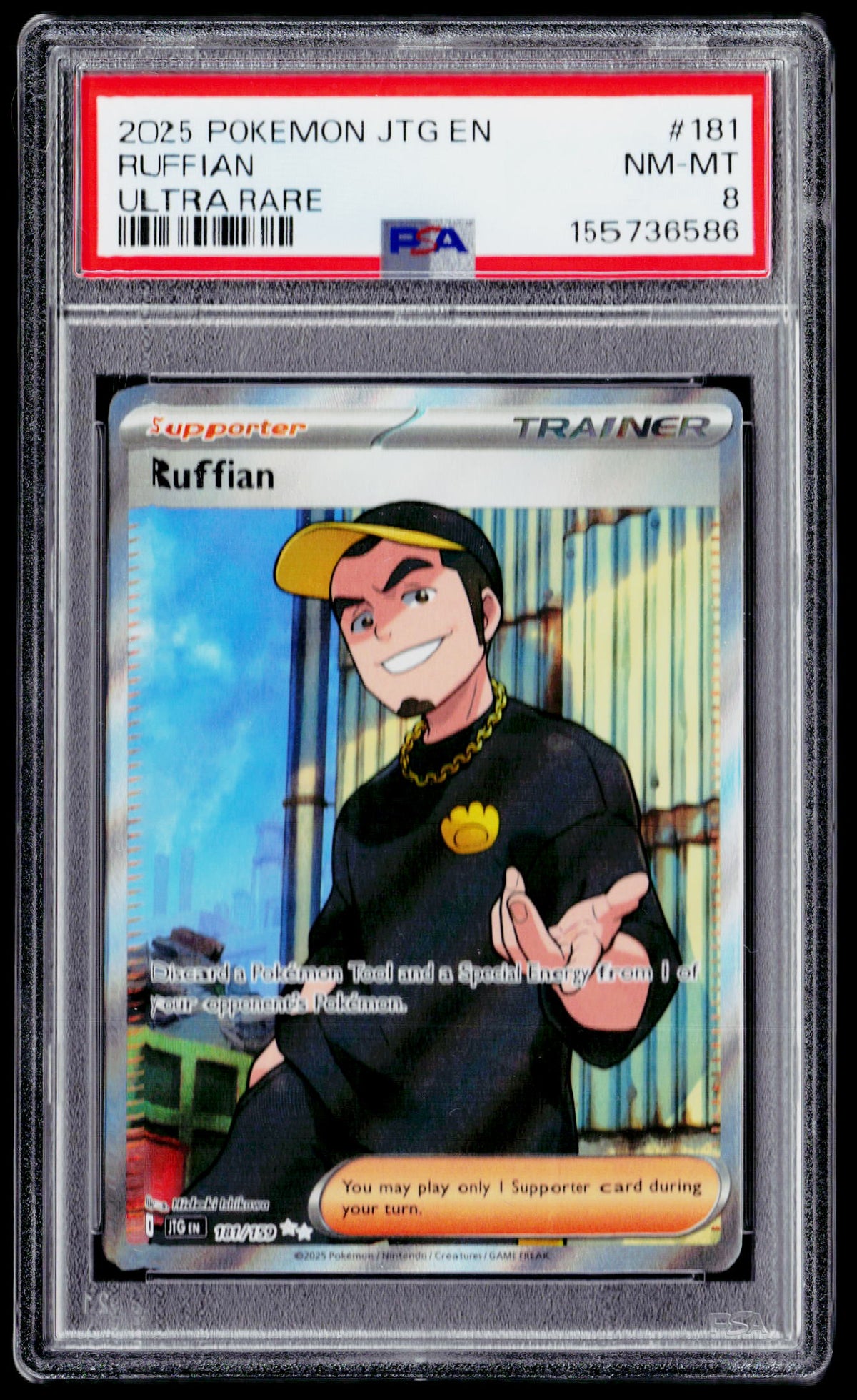 SV09: Journey Together #181/159 Ruffian PSA 8