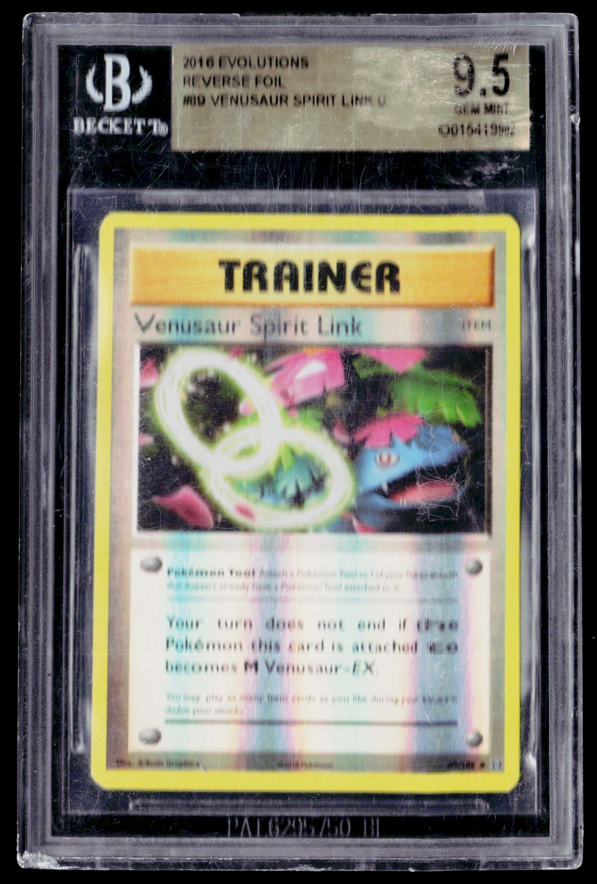XY - Evolutions #89/108 Venusaur Spirit Link BGS 9.5