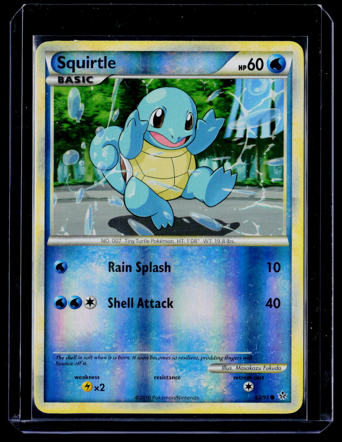 Unleashed #63/95 Squirtle Reverse Holo