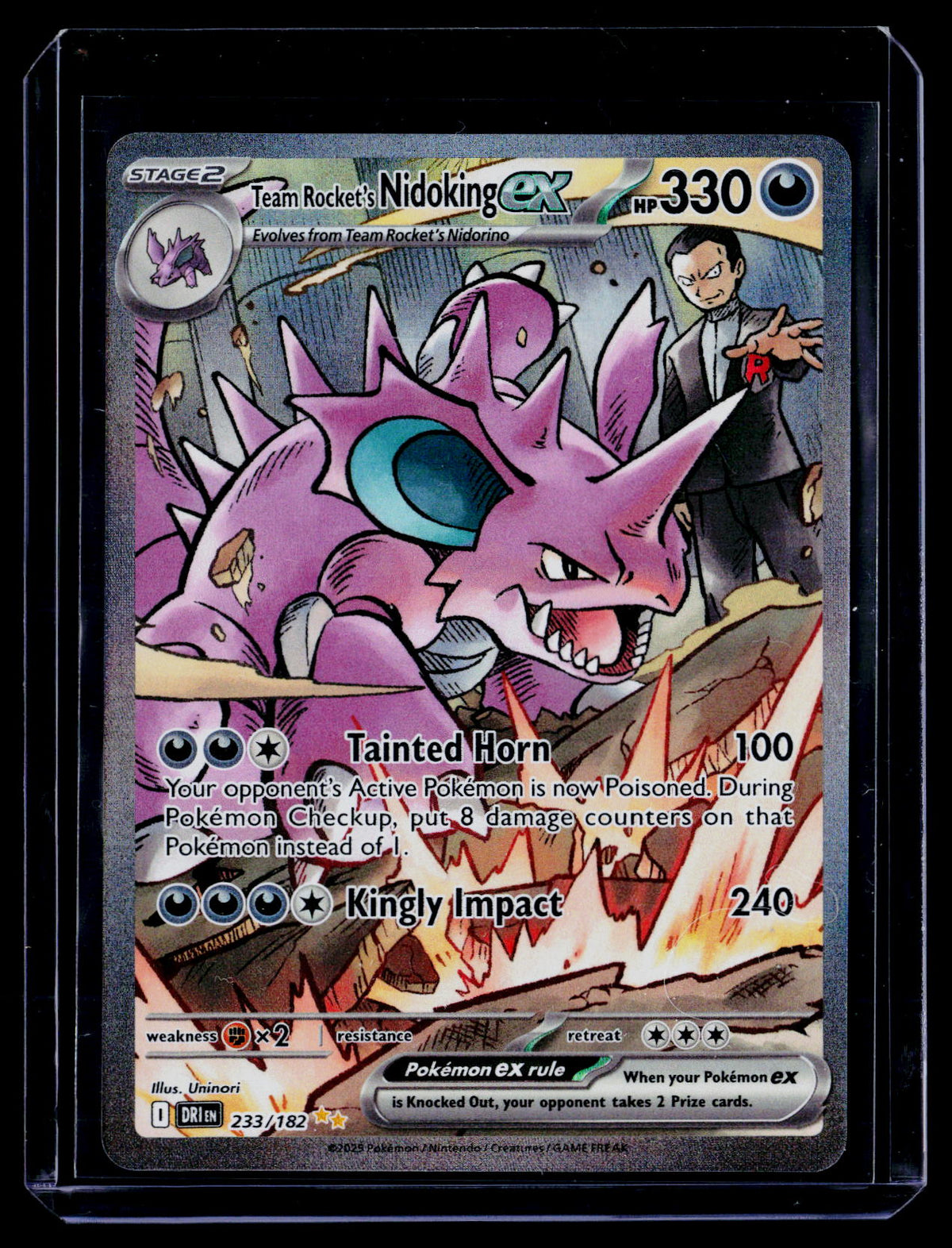 SV10: Destined Rivals #233/182 Team Rocket's Nidoking ex
