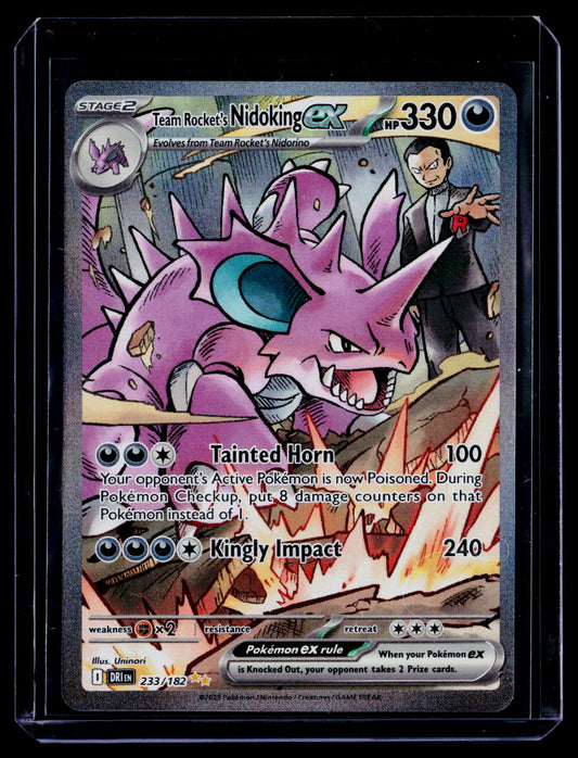 SV10: Destined Rivals #233/182 Team Rocket's Nidoking ex