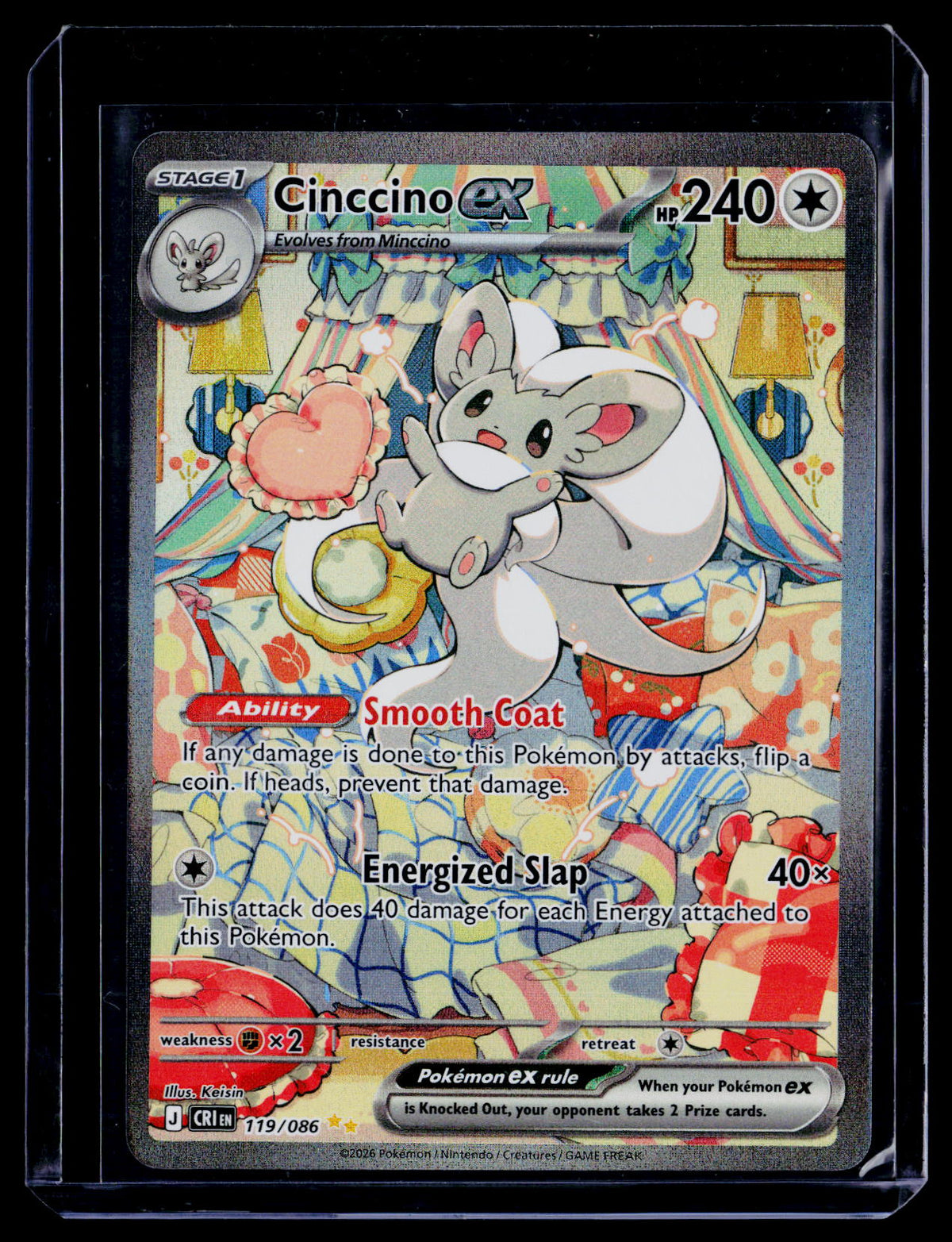 ME04: Chaos Rising #119/086 Cinccino ex