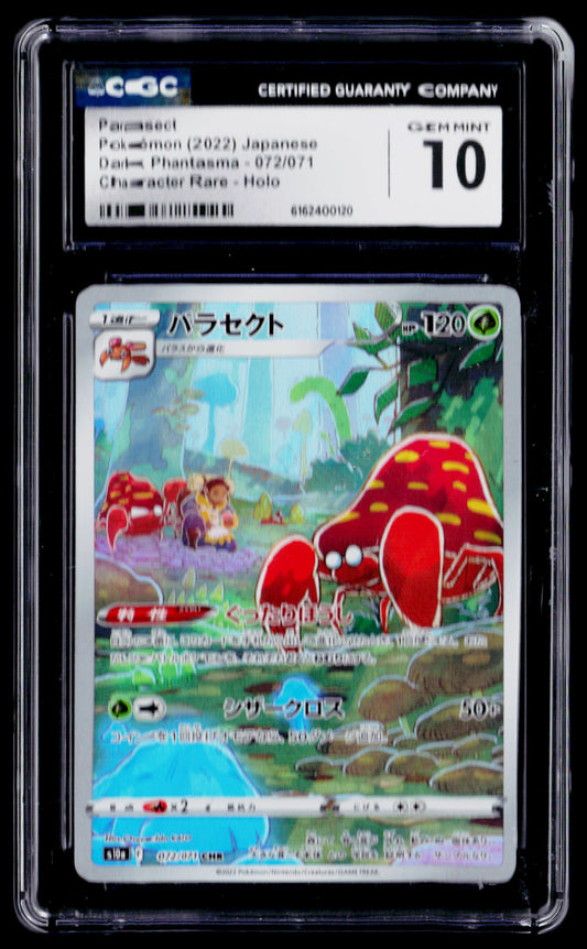 S10a: Dark Phantasma #072/071 Parasect CGC 10