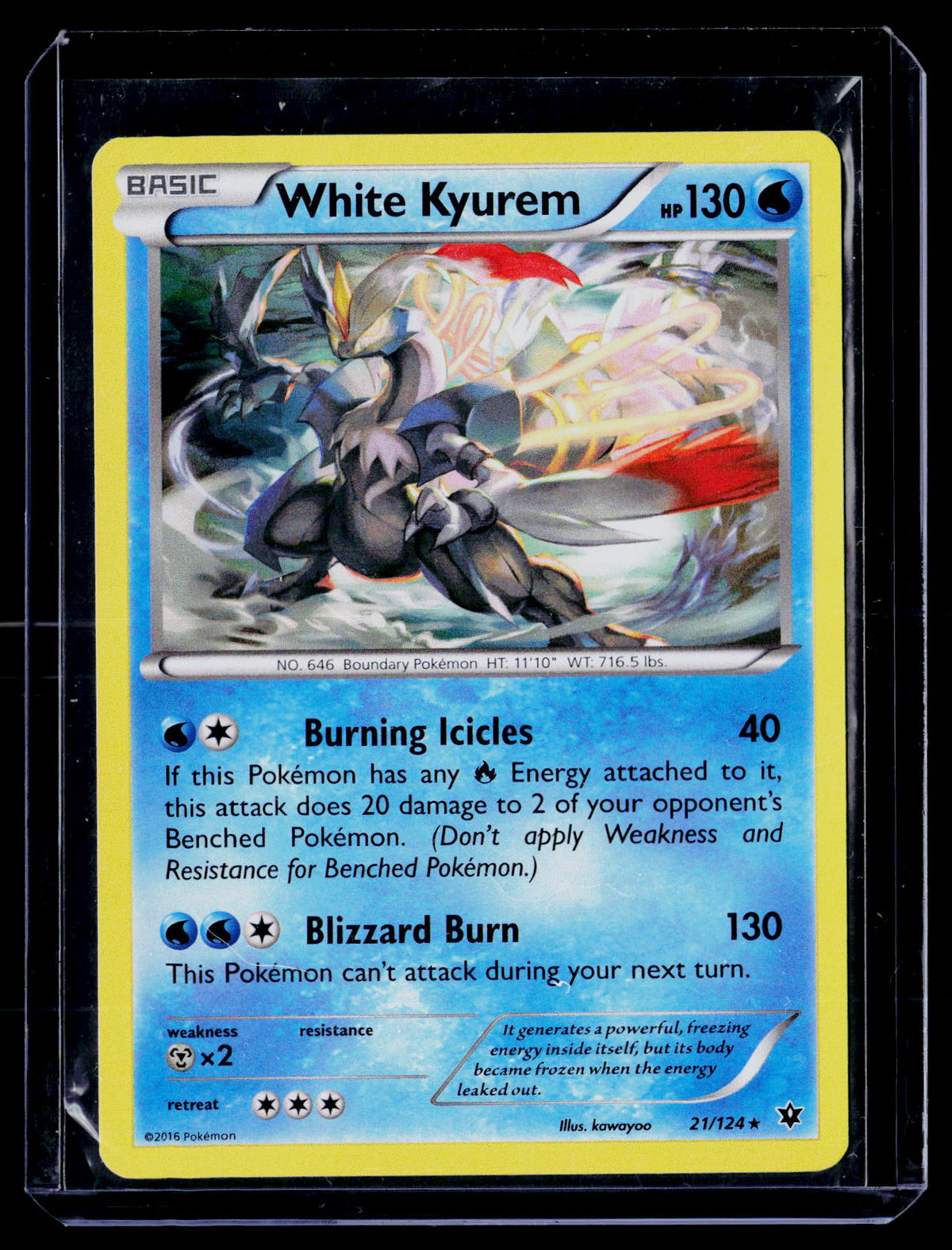 XY - Fates Collide #21/124 White Kyurem