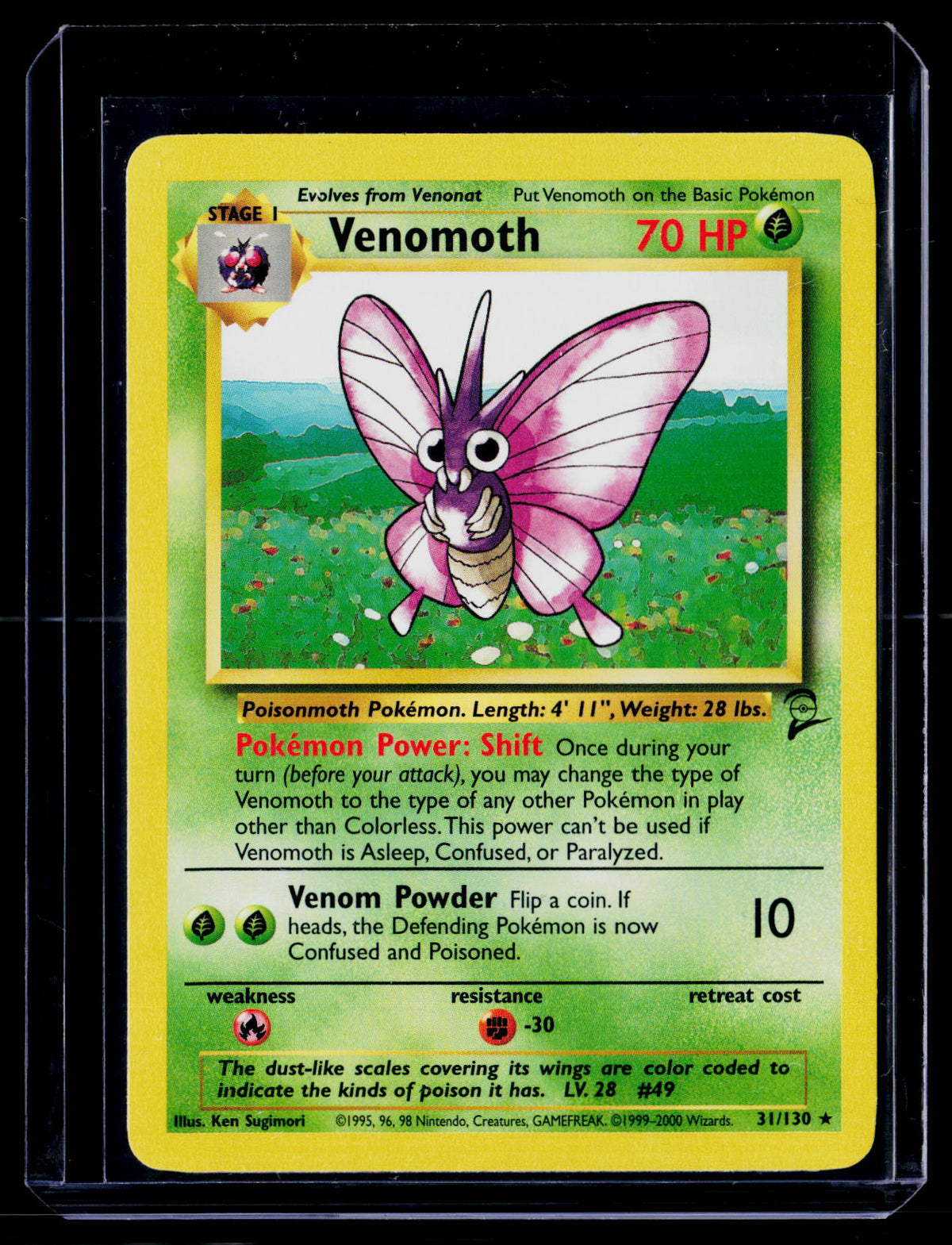 Base Set 2 #031/130 Venomoth