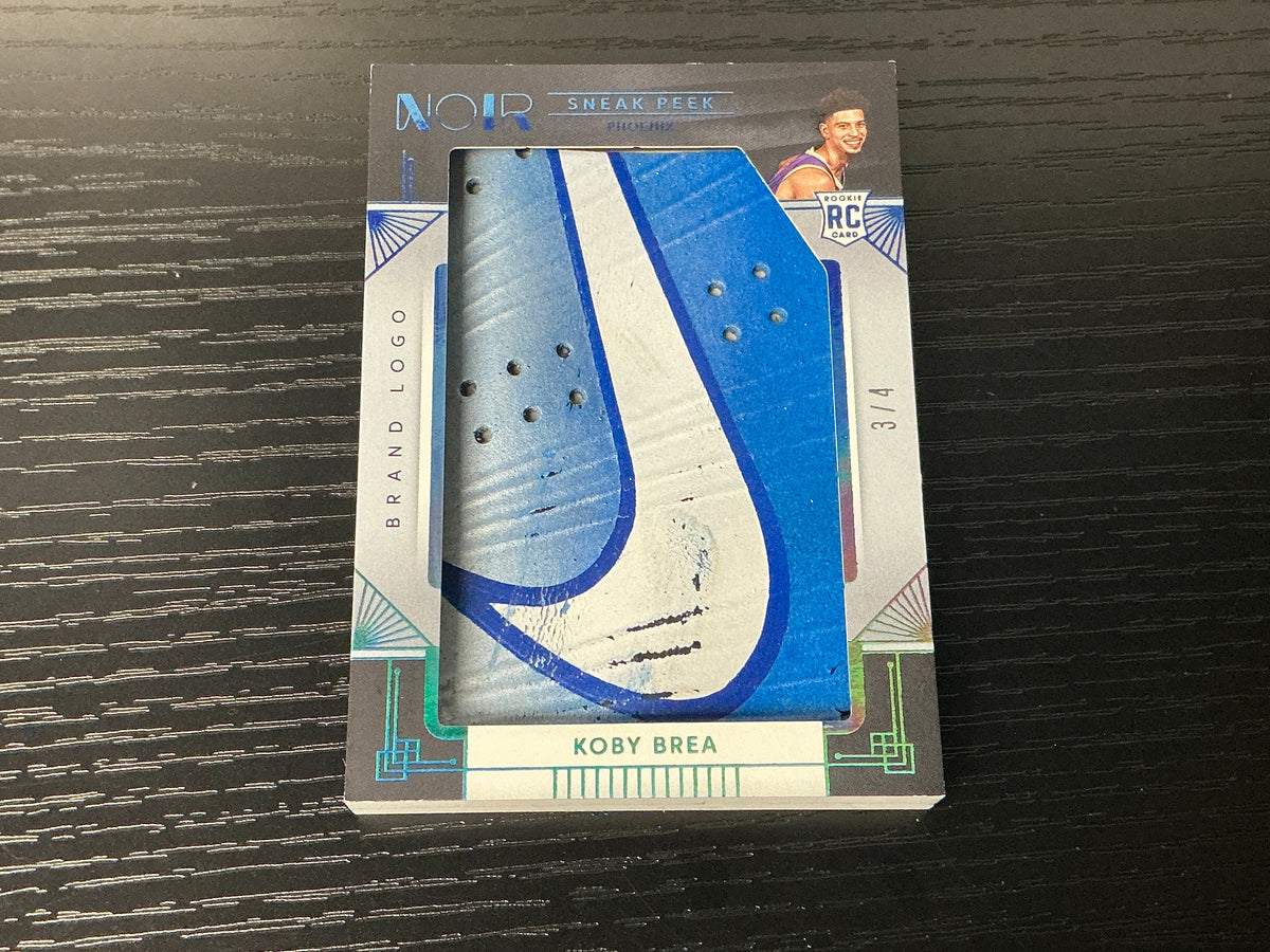 2025-26 Panini Noir #SPK-KOB Koby Brea Brand Logo #/4