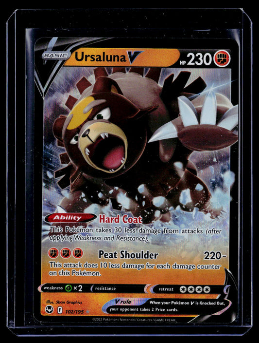 SWSH12: Silver Tempest #102/195 Ursaluna V