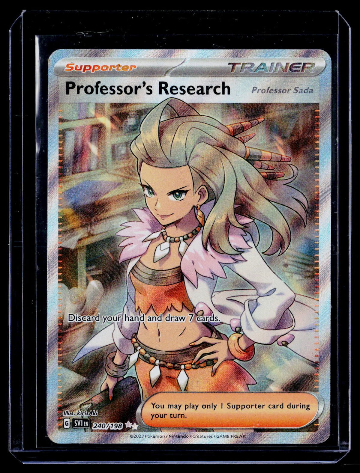 SV01: Scarlet & Violet Base Set #240/198 Professor's Research [Professor Sada]