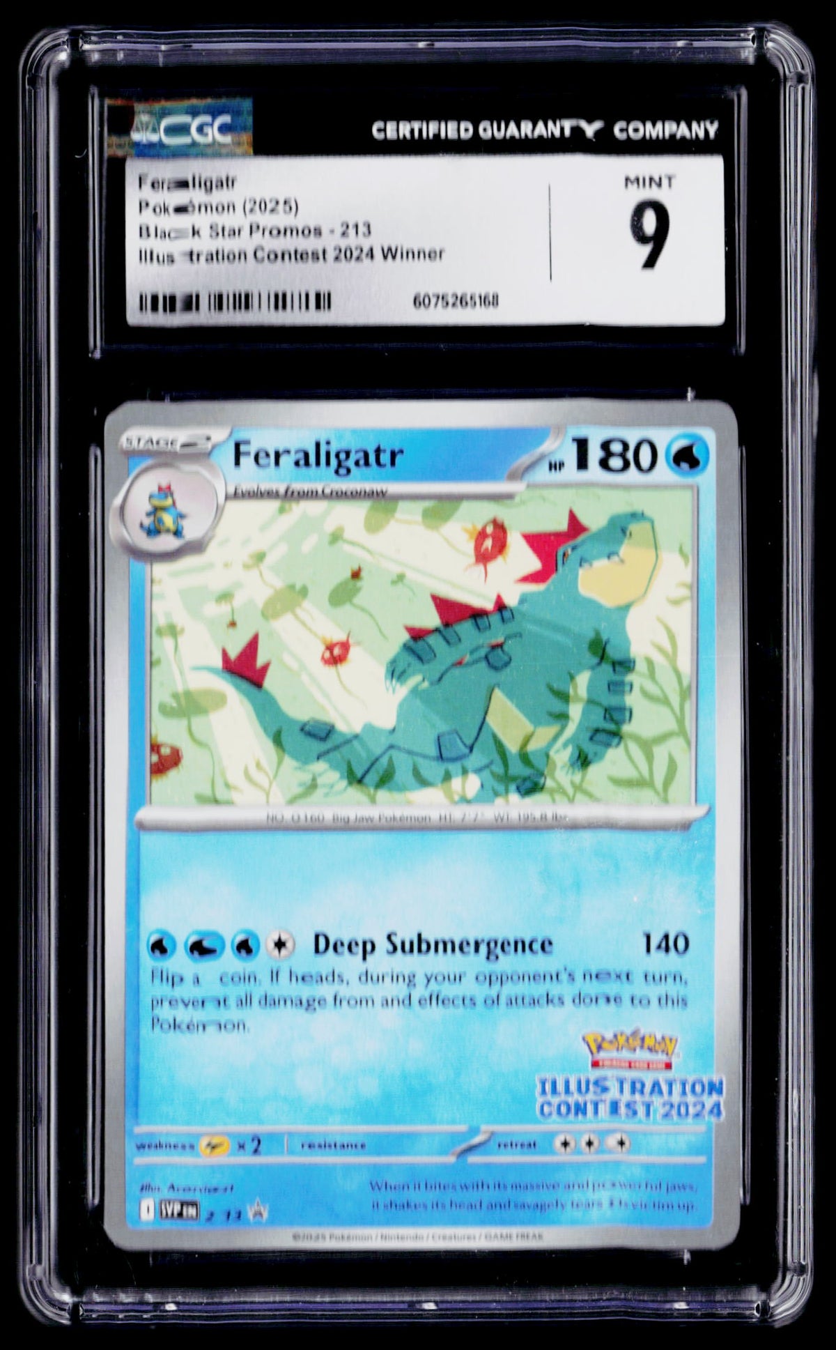 SV: Scarlet & Violet Promo Cards #213 Feraligatr CGC 9