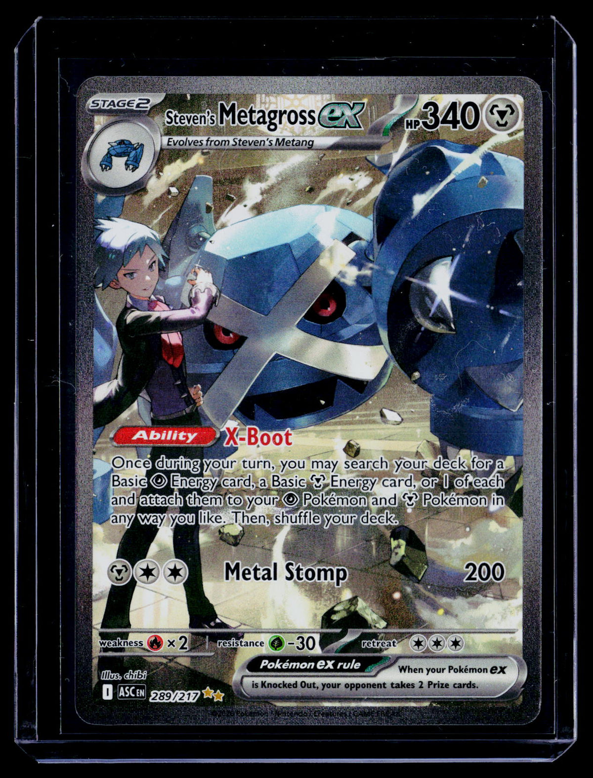 ME: Ascended Heroes #289/217 Steven's Metagross ex