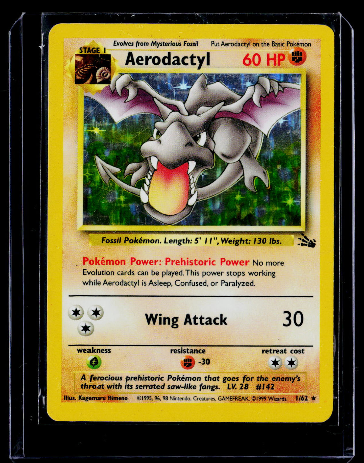 Fossil Unlimited #01/62 Aerodactyl