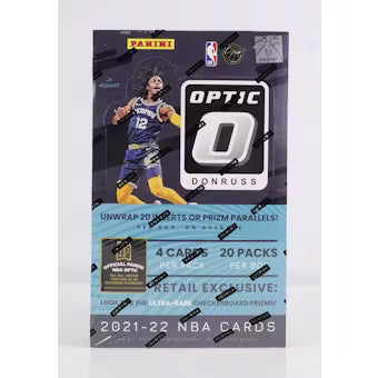 2021-22 Panini Donruss Optic Basketball Retail 20-Pack Box
