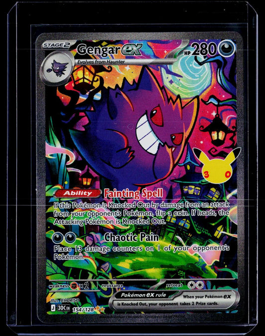 ME: 30th Celebration #154/128 Gengar ex